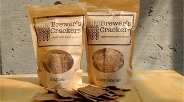 Spent grains — making their way into crackers, pretzels, cookies — have never tasted so good